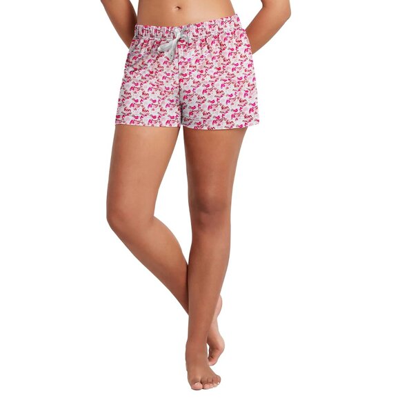 1-Pack Women's Soft Comfy Fun Printed Lounge Bottom Pajama Shorts W/Drawstring - Picture 9 of 16